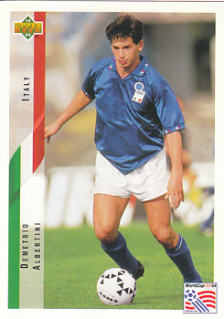 Demetrio Albertini Italy Upper Deck World Cup 1994 Eng/Spa #151